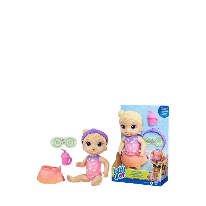 Baby Alive Rainbow Spa Baby Doll Blonde Hair