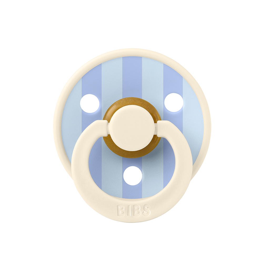 BIBS STUDIO Colour Block -Ivory/Dusty Blue