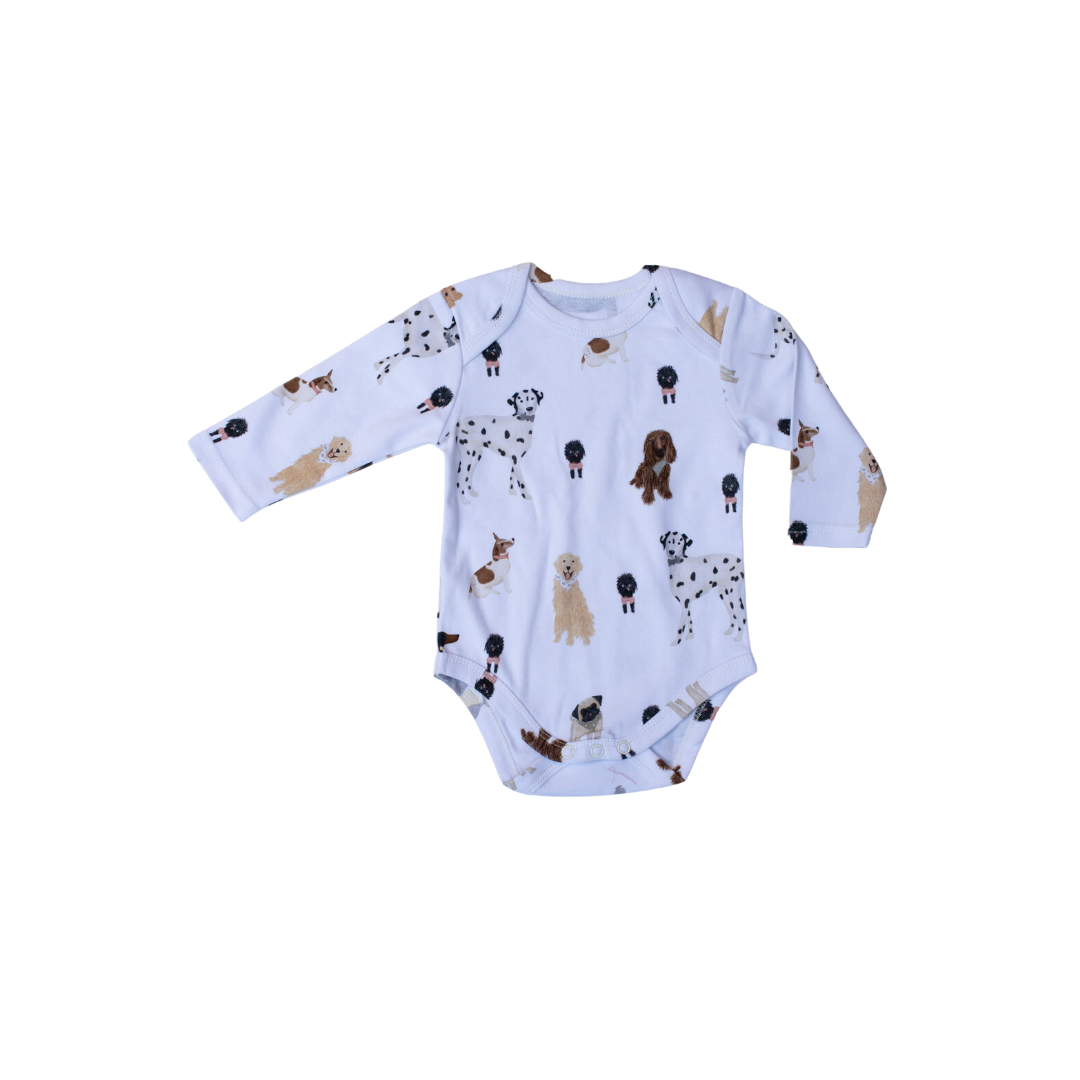 Long Sleeve Babygrow: Dog