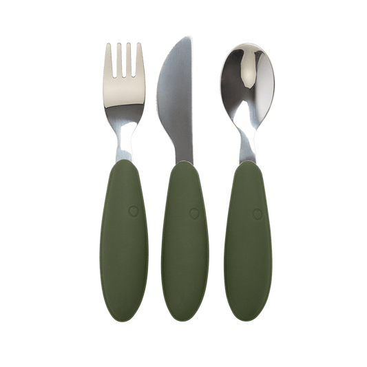 BIBS Cutlery Set - Hunter Green