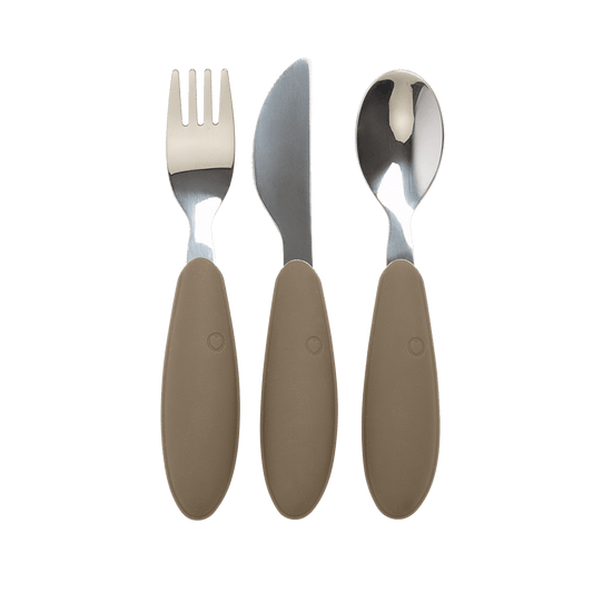 BIBS Cutlery Set - Dark Oak
