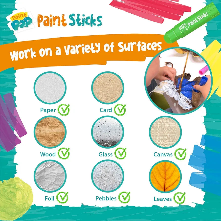Paint Pop Fun Paint Sticks Tub