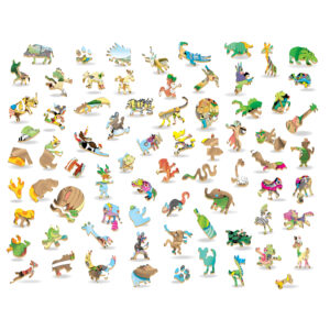 Wild Safari Laser Crafted Widget Puzzle 450pc