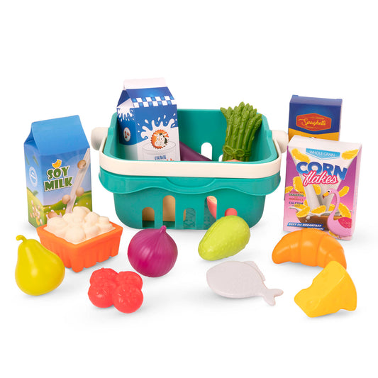 B. Toys Shopping Basket & Freshly Picked Food