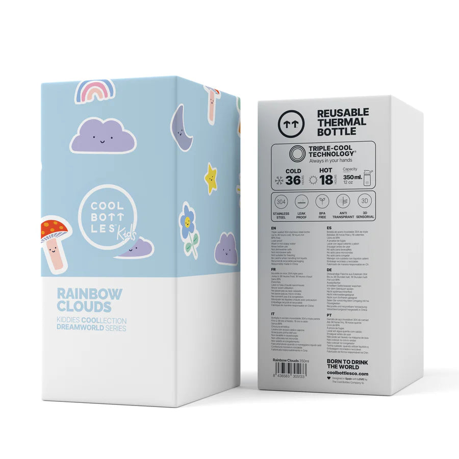 Cool Bottles : Rainbow Clouds 350 ml