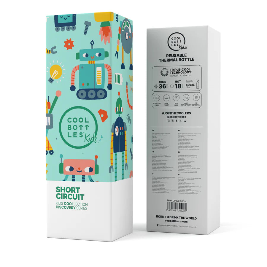 Cool Bottles: The Bottles Kids 500 ml Short Circuit