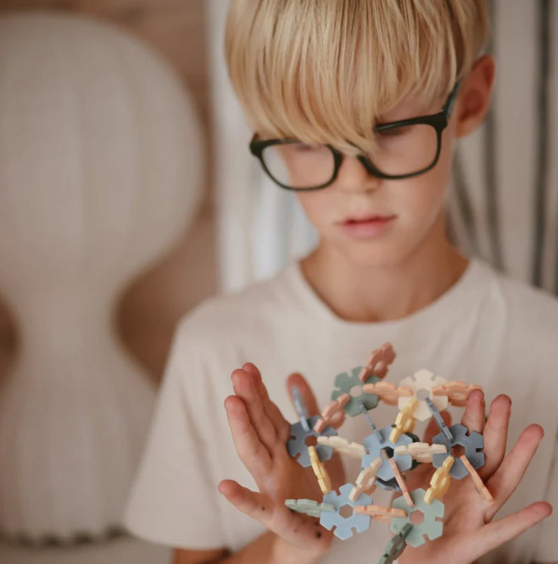 Mushie HEX Connect Building Toy Set