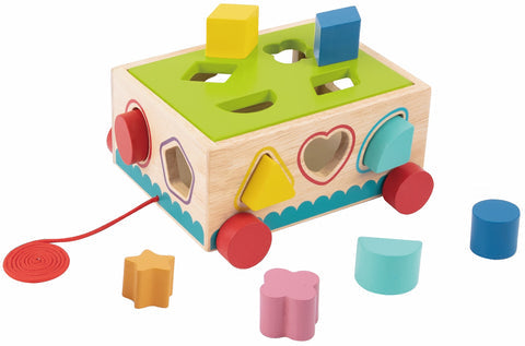 Tooky Toy Shape Sorter Cart