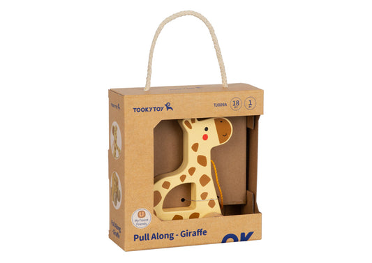 Tooky Toy Pull Along Giraffe