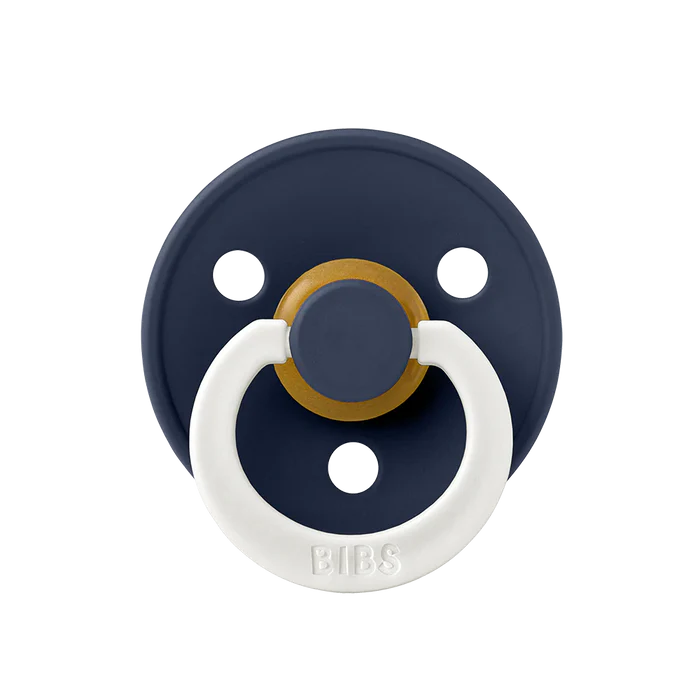 BIBS Colour Night Glow Pacifiers / Dummies - Deep Space