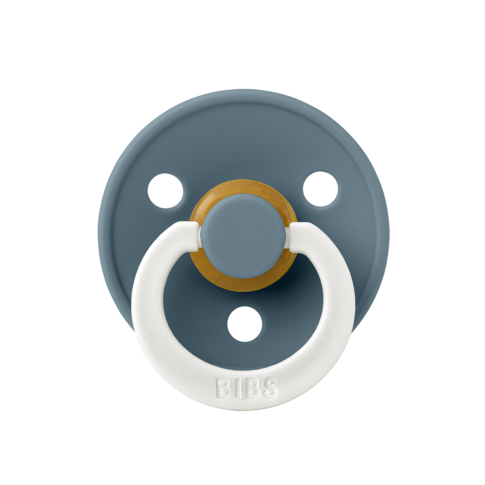 BIBS Colour Night Glow Pacifiers / Dummies - Petrol