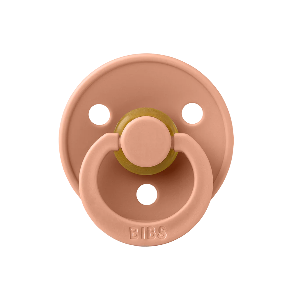 BIBS Colour Pacifiers / Dummies– Peach