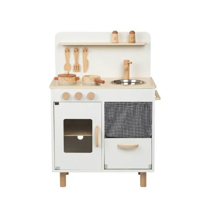 Tooky Toy Wooden Cream Kitchen