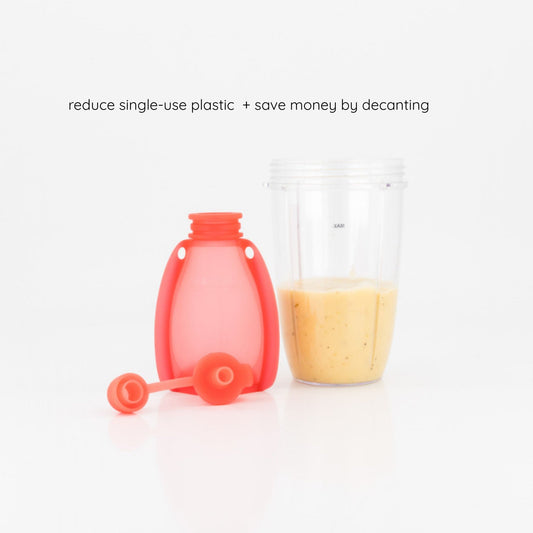 MACCIE squeeze + go refillable food pouch