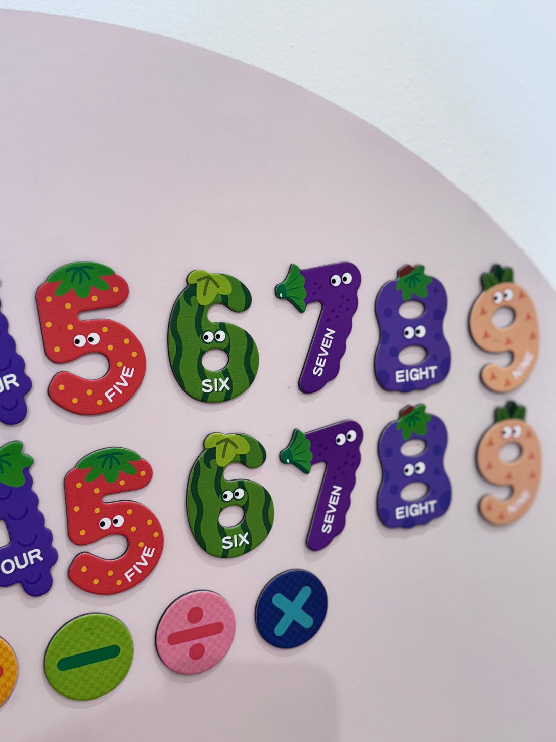 Fruit & Veggie 123 Magnets – Fun & Educational Math Play for Kids!