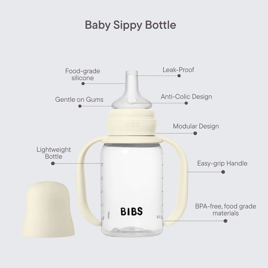 BIBS Baby Sippy Bottle with Silicone Spout 150ml