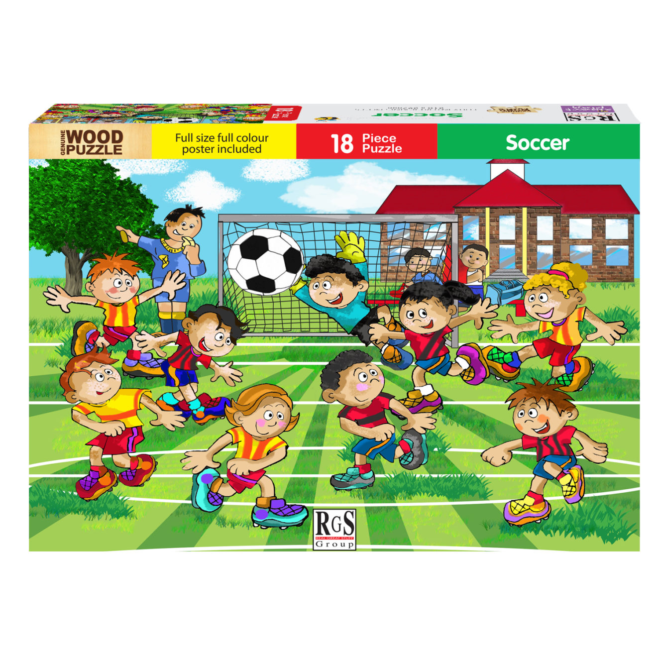 RGS Soccer 18 piece puzzle