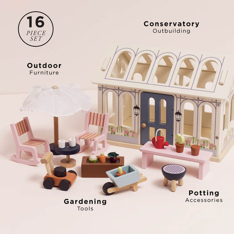 Le Toy Van Dolls House Conservatory Playset