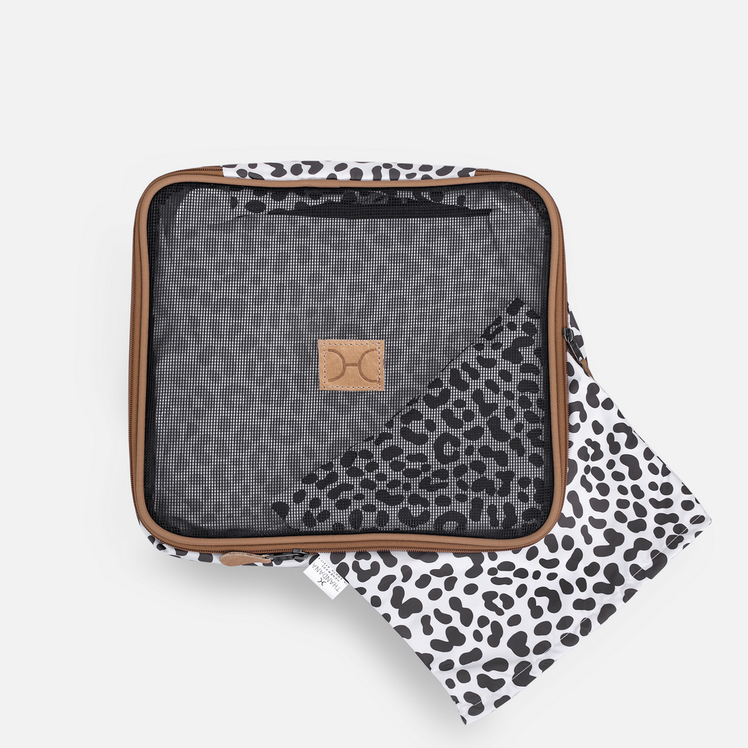 Thandana Hospital Bag Organiser / Travel Pod : Cheetah White
