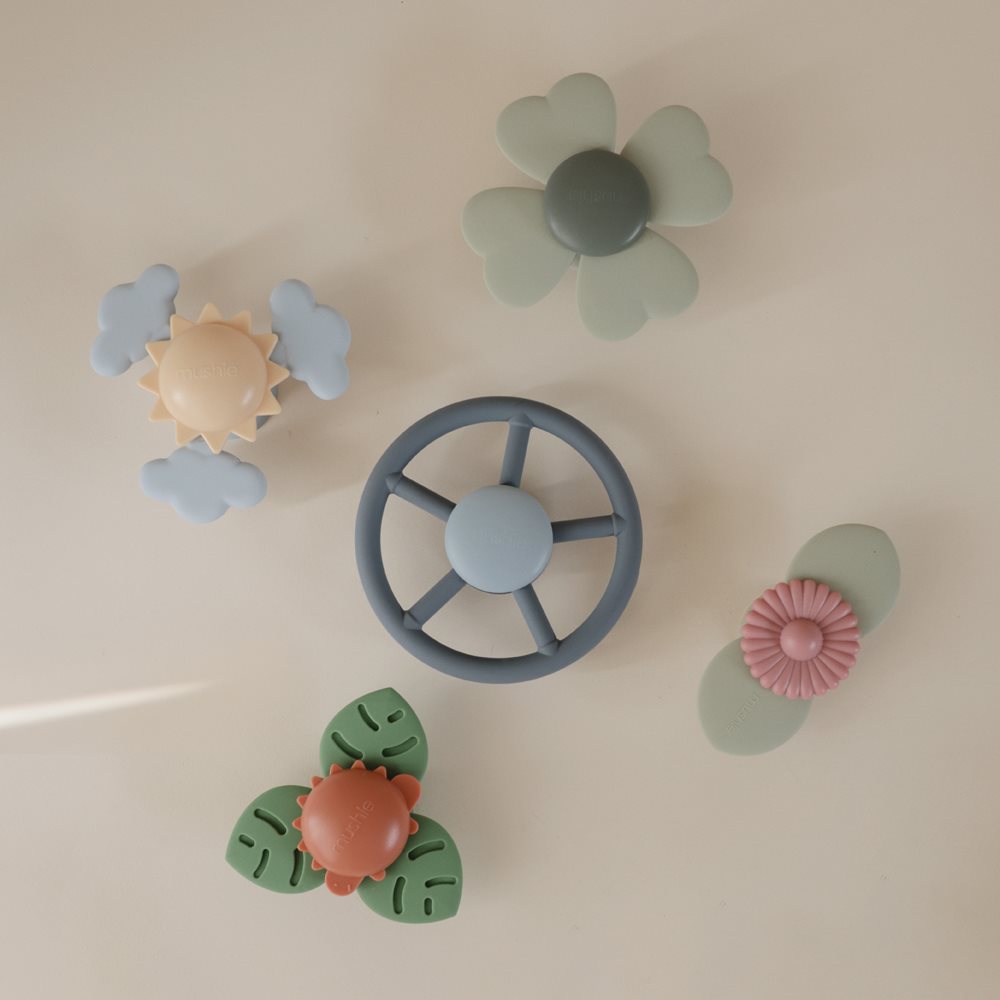 Mushie Suction Spinner Toy - Wheel