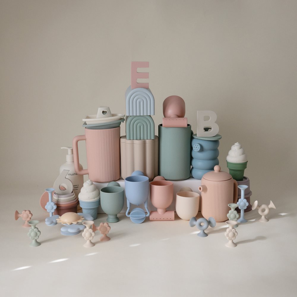 Mushie Bath Play Set - Pour & Play