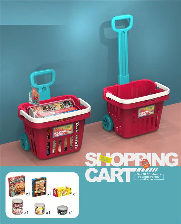 Pull-Along Shopping Trolley