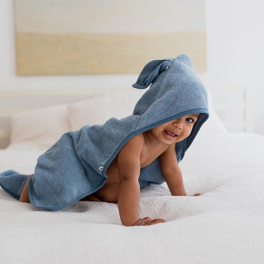 Kangaroo Hoodie Towel Baby - Petrol