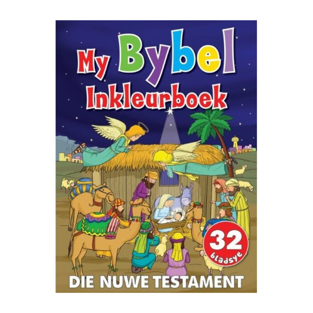 My Bybel Inkleurboek - Die Nuwe Testament (Afrikaans, Paperback)