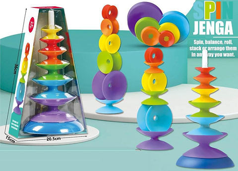 Rainbow Spinning Wheel Toy