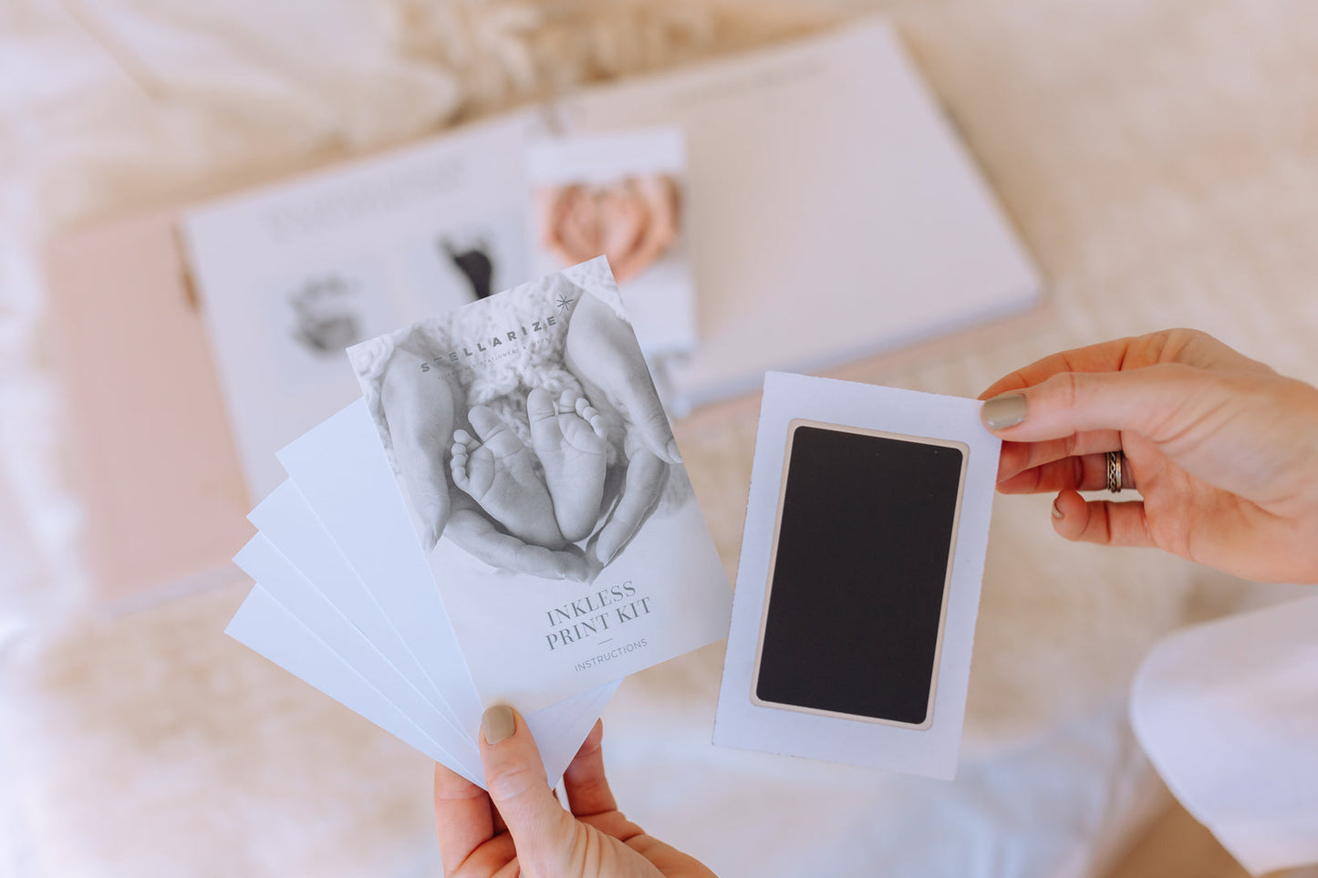 Inkless Print Kit - For Baby's Handprints & Footprints