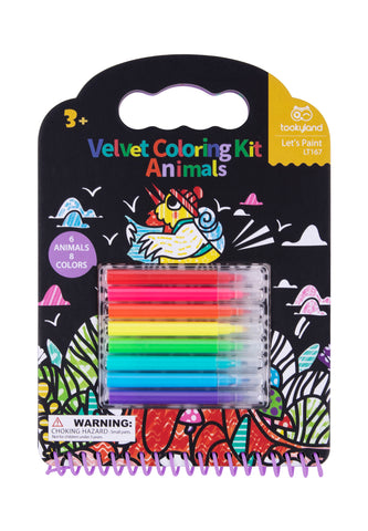 Tookyland Velvet Colouring Kit