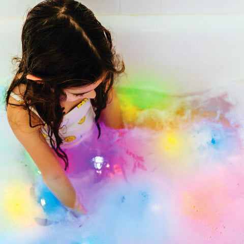 Glo Pals: Water Activated Light-Up Sensory Cubes - Party Pal (Multicoloured) 4pc