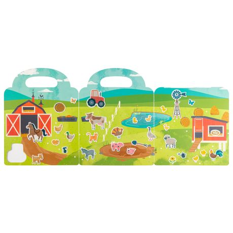Stephen Joseph Reusable Sticker Book - On the Farm