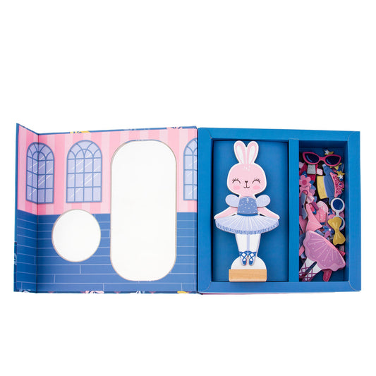 Stephen Joseph Magnetic Dress Up Box Set ā Bunny & Mouse