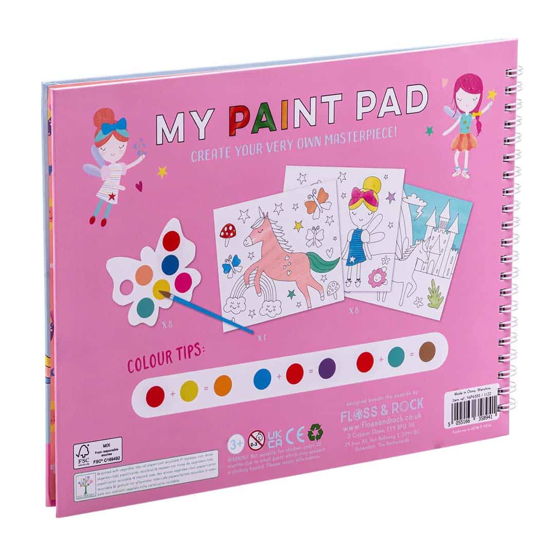 Floss & Rock Paint Pad Rainbow Fairy