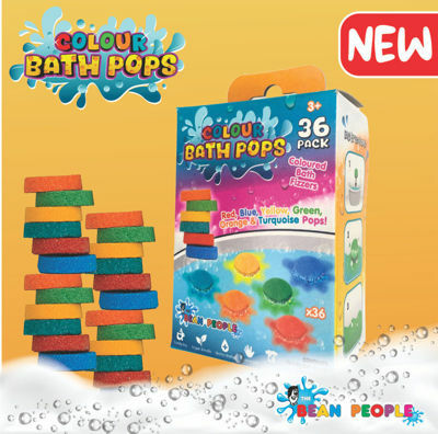 36-Pack Colour Bath Pops