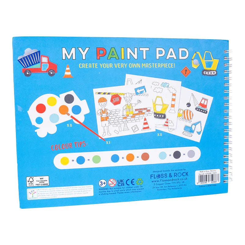 Floss & Rock Paint Pad Construction