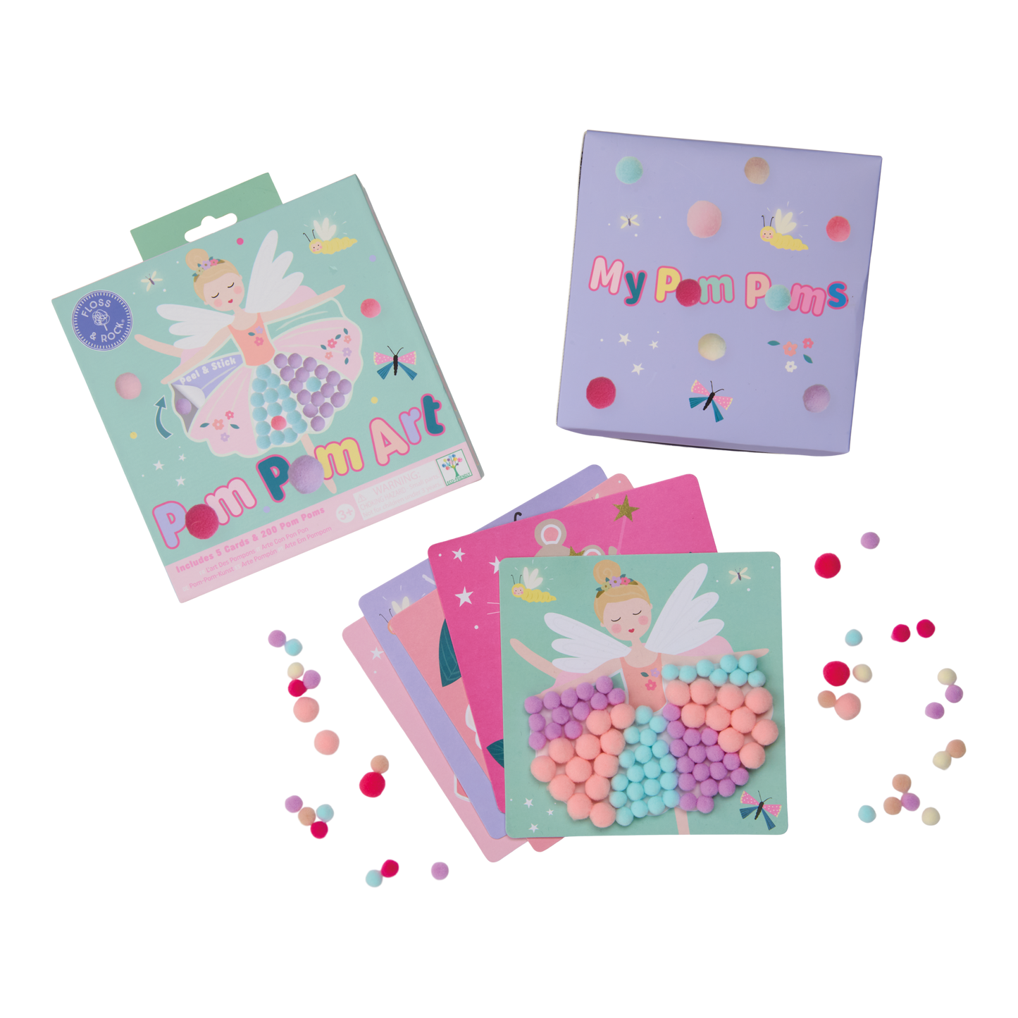Floss & Rock Pom Pom Art - Enchanted