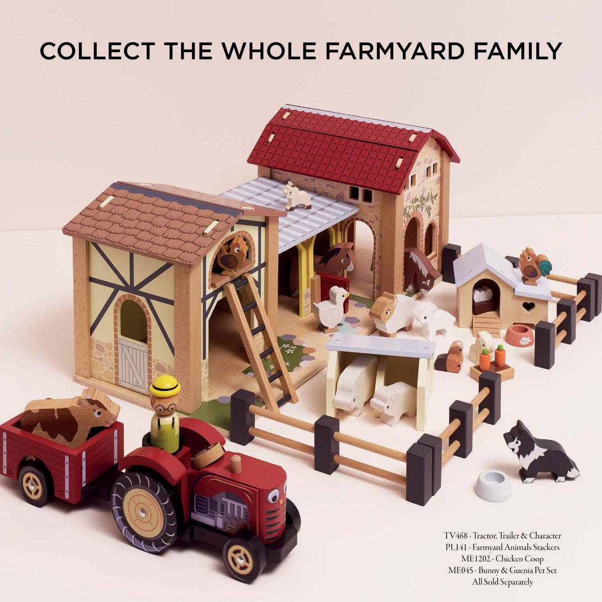 Le Toy Van - Wooden Farmyard Stables
