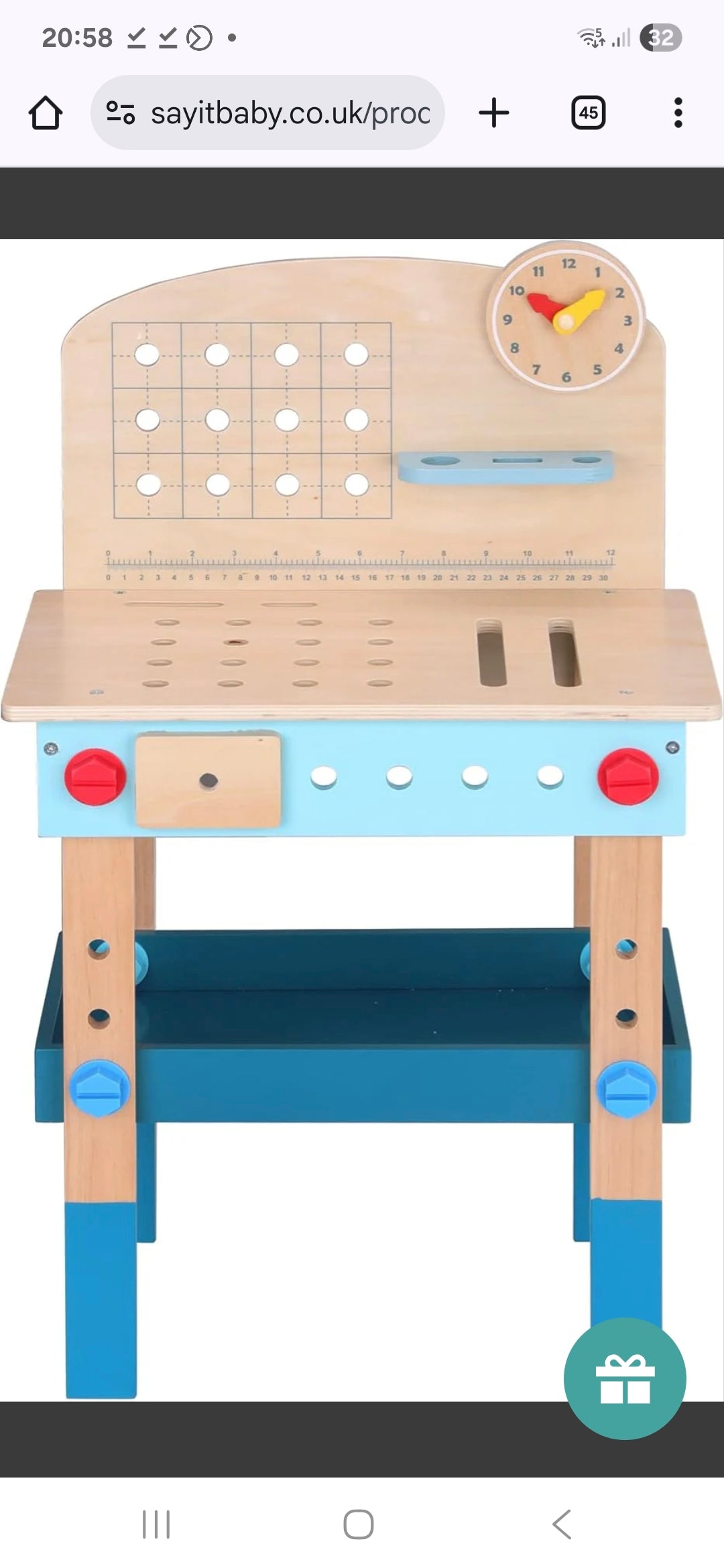 Tooky Toy Work Bench