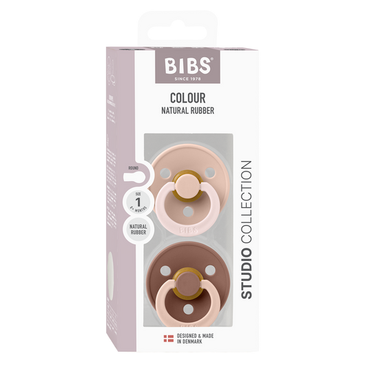 BIBS Studio Fusion 2 Pack - Blush Woodchuck Mix
