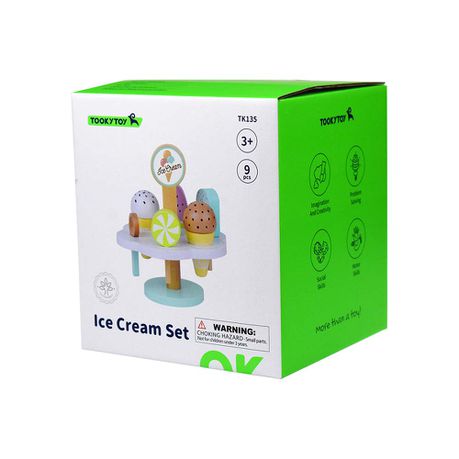 TookyToy Pretend Play Ice Cream Toy Set