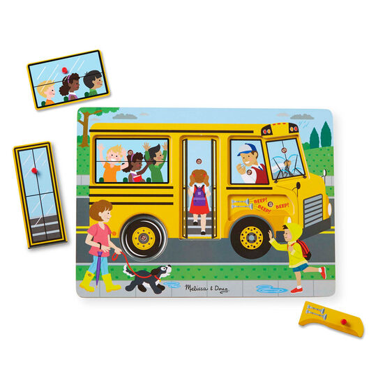 Melissa & Doug Sound Puzzle : The Wheels on the Bus