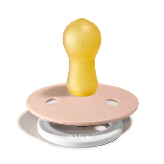 BIBS Colour Night Glow Pacifiers / Dummies - Blush