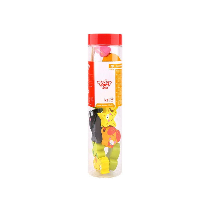 Tooky Toy Lacing Toy - Marine