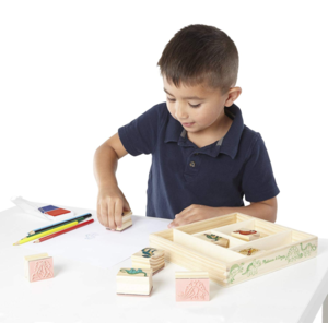Melissa & Doug Dinosaur Wooden Stamp Set