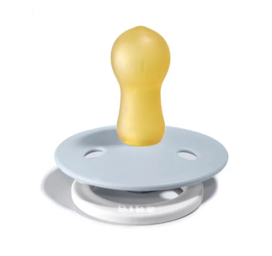 BIBS Colour Night Glow Pacifiers / Dummies - Baby Blue
