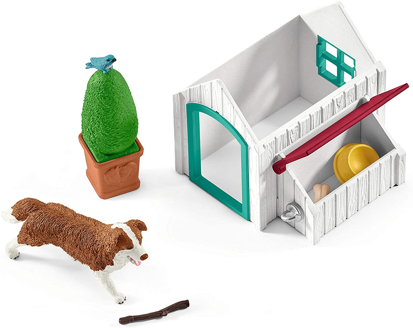 Schleich Horse Club Hannah’s guest horses with Ruby the dog