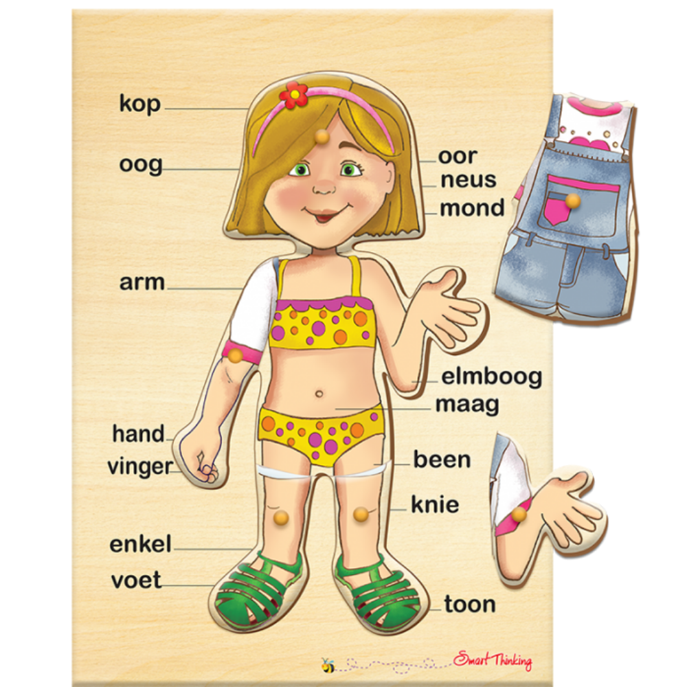 RGS Peg Puzzle: Meisie Legkaart