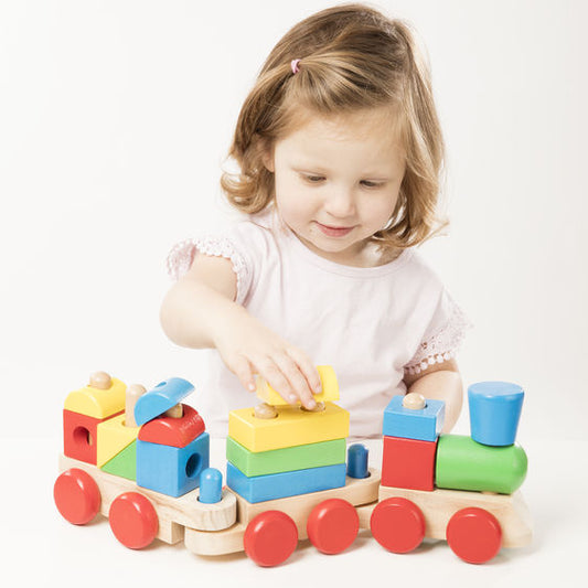 Melissa & Doug Stacking Train Toddler Toy